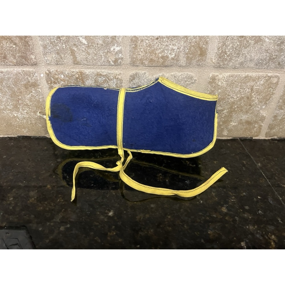Breyer Horse Blue & Yellow‎ Felt Blanket Traditional Size Clydesdale Foal